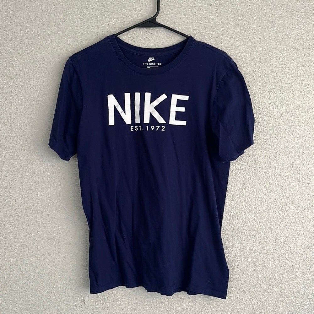 Nike Navy Blue Short Sleeve Tee